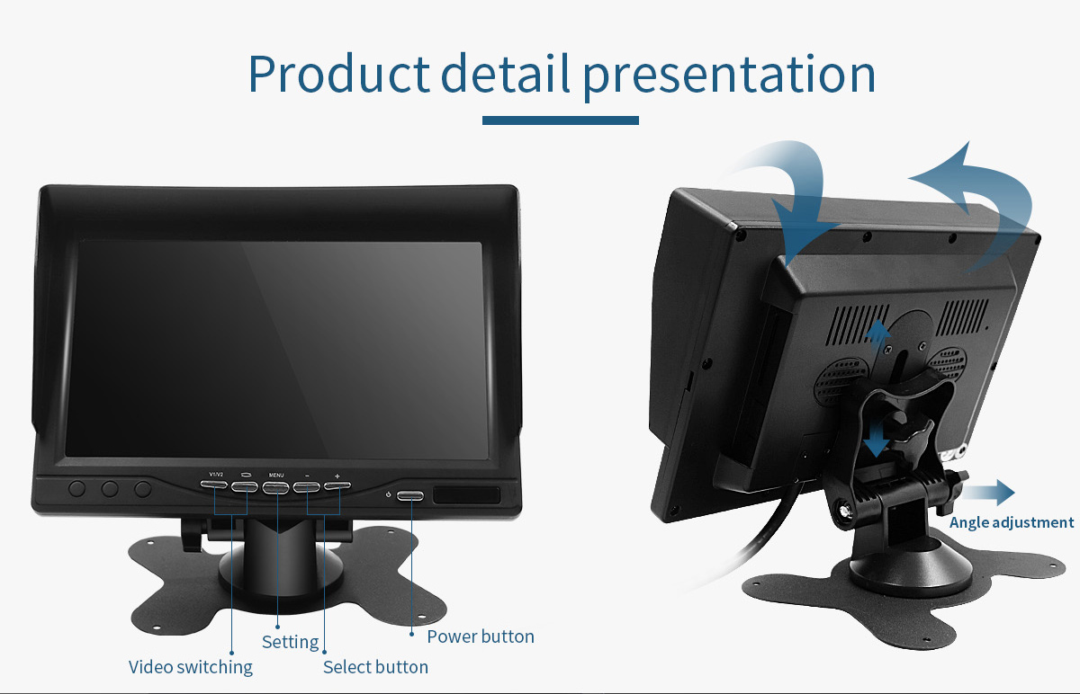 PR-FC700 Forklift reversing camera system